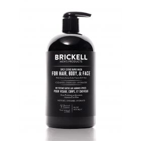 Brickell All in One Wash Spicy Citrus 473ml