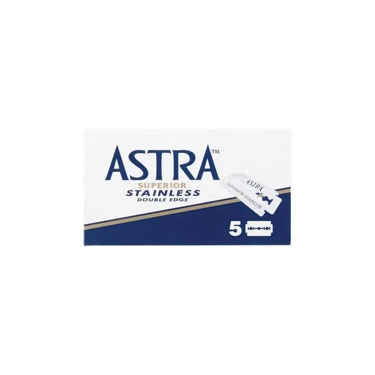 Astra Superior Stainless Lames de Rasoir (5 pièces)