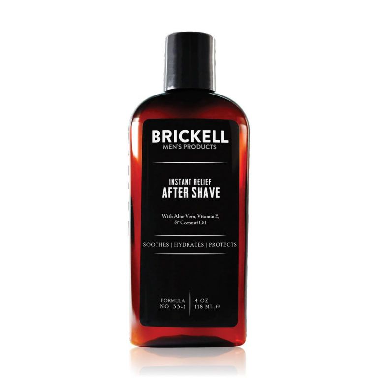 Brickell Instant Relief Aftershave Unscented 118 ml.